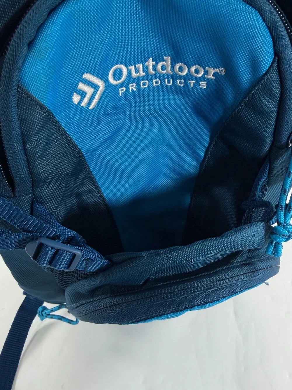 Outdoor Products Blue Hydration Daypack Hiking Backpack 14” Lightweight
